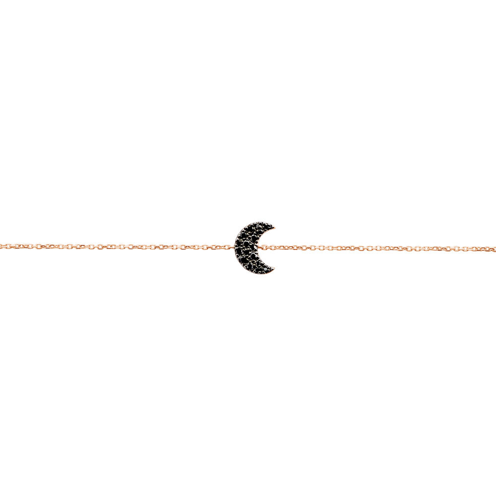 Bracelet Anne-marie Or Rose Diamant - Bracelets chaînes Femme | Marc Orian