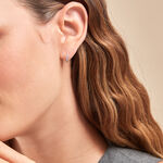 Cr&eacute;oles Yarina Argent Blanc Oxyde De Zirconium - Cr&eacute;oles Femme | Marc Orian