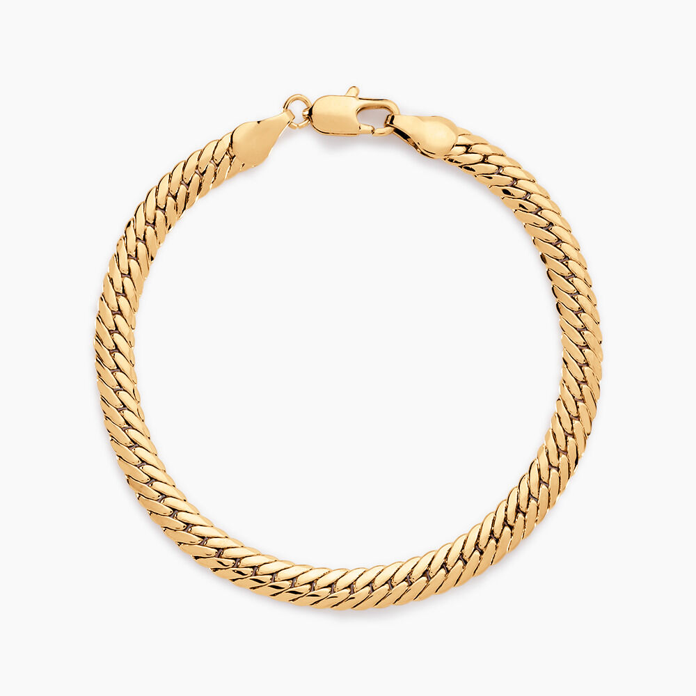 Bracelet Messaline Plaqué Or Jaune - Bracelets mailles Femme | Marc Orian