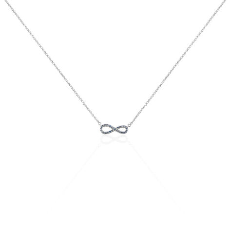 Collier Amita Argent Blanc Oxyde De Zirconium - Colliers avec pierres Femme | Marc Orian