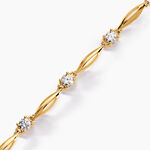 Bracelet Mimona Plaqu&eacute; Or Jaune Oxyde De Zirconium - Bracelets cha&icirc;nes Femme | Marc Orian
