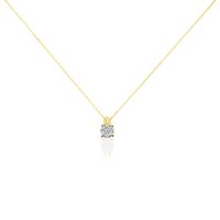 Collier Kate Or Blanc Diamant Synthétique