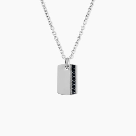 Collier Lovaina Acier Blanc - Colliers Homme | Marc Orian