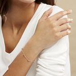 Bracelet Amarylis Argent Blanc - Bracelets fantaisie Femme | Marc Orian