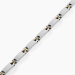 Bracelet M&eacute;tal Acier Tricolore - Bracelets cha&icirc;nes Homme | Marc Orian