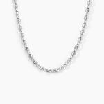 Collier Carrus Argent Blanc - Chaines Homme | Marc Orian