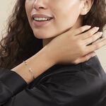 Bracelet Jonc Regine Argent Blanc Oxyde De Zirconium - Bracelets joncs Femme | Marc Orian