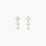 Bijoux D'oreilles Raffaele Or Jaune Oxyde De Zirconium - Piercings d'oreilles Femme | Marc Orian