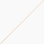 Cha&icirc;ne Igoa Maille For&ccedil;at Diamantee Or Rose - Chaines Femme | Marc Orian