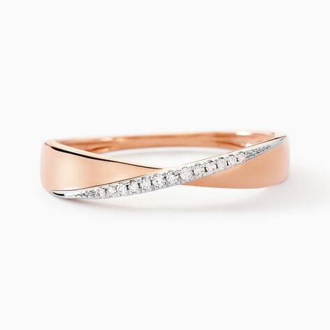 Bague Suzie Or Rose Diamant - Parures de mariage Femme | Marc Orian