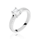Bague Mayssara Argent Blanc Oxyde De Zirconium - Bijoux fantaisie Femme | Marc Orian