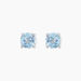 Boucles D'oreilles Puces Elea Or Blanc Topaze Bleu Sky - Puces Femme | Marc Orian