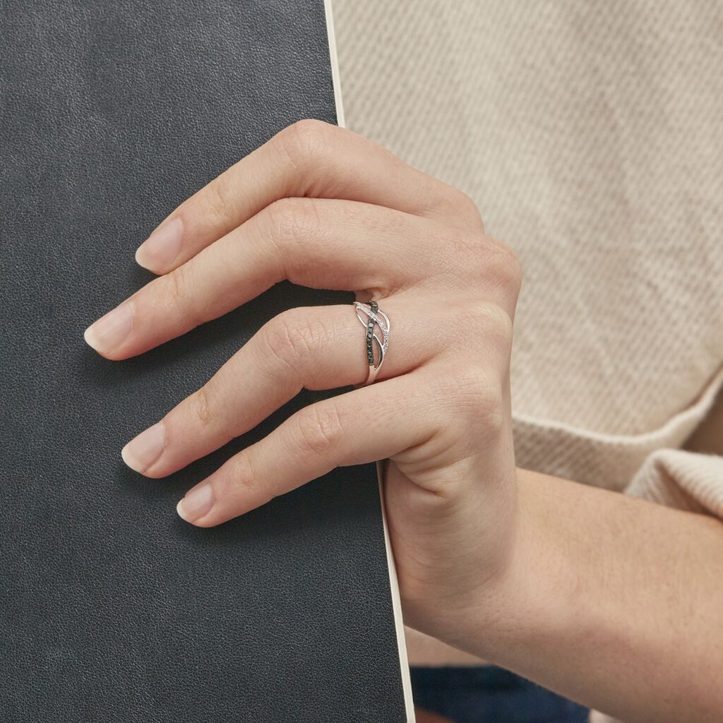 Bague Amara Or Blanc Diamant - Bagues Femme | Marc Orian
