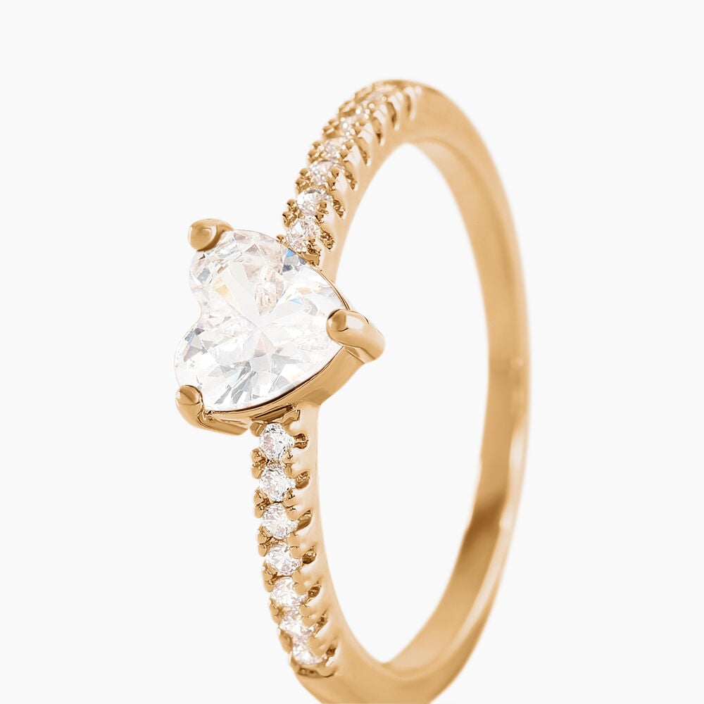 Bague Crush Plaqu&eacute; Or Jaune Oxyde De Zirconium - Bijoux fantaisie Femme | Marc Orian