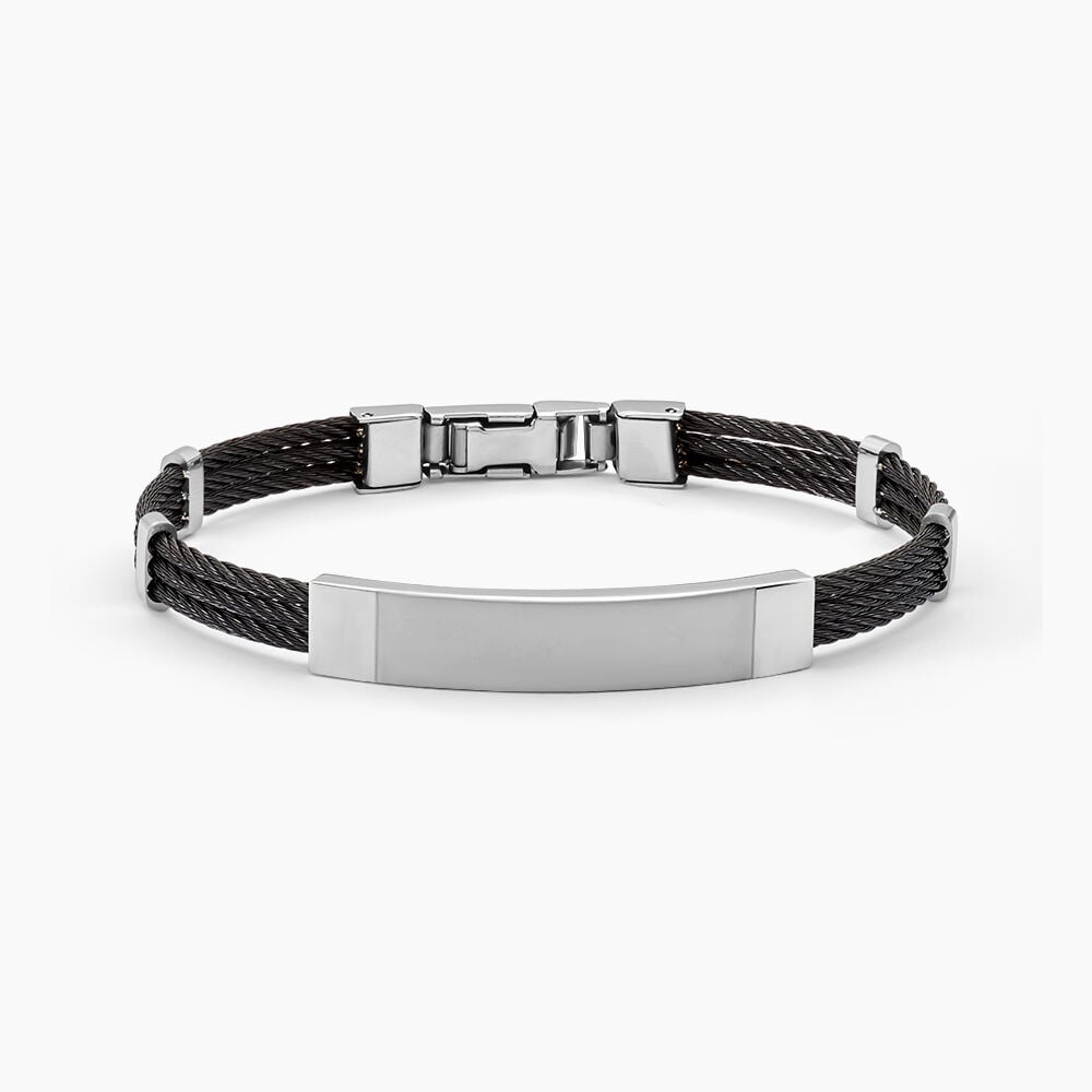 Bracelet Raphael Acier Blanc - Gourmettes Homme | Marc Orian
