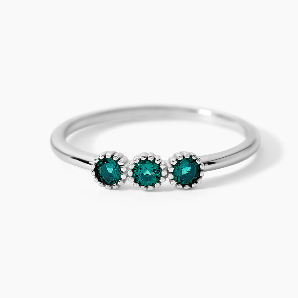 Bague Kasey Argent Blanc Oxyde De Zirconium - Bijoux fantaisie Femme | Marc Orian