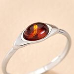 Bague Marquita Argent Blanc Ambre - Bijoux fantaisie Femme | Marc Orian