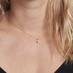 Collier Aphrodite Or Jaune Diamant Synthetique - Colliers avec pierres Femme | Marc Orian
