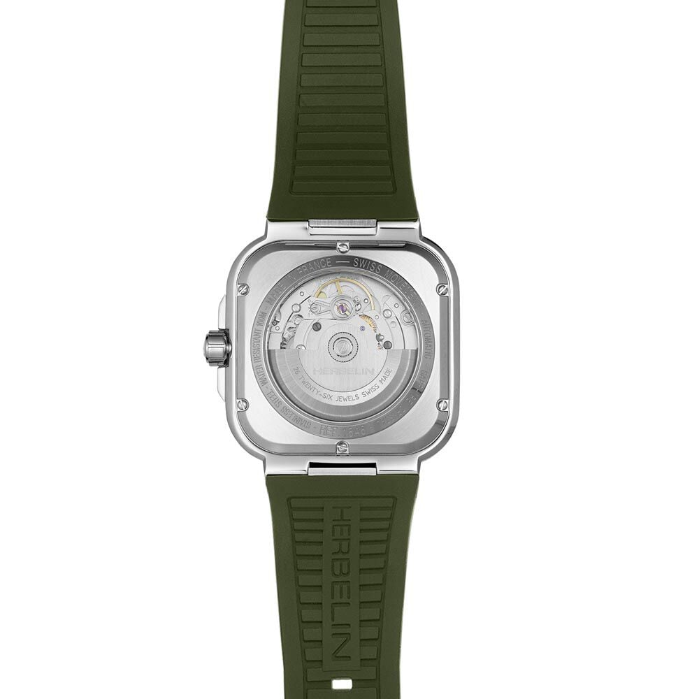 Montre Herbelin Cap Camarat Square Kaki - Montres automatiques Homme | Marc Orian