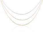 Chaine Ylsa Argent Tricolore - Chaines Femme | Marc Orian