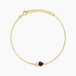 Bracelet Poem Argent Jaune Tourmaline Oxyde De Zirconium - Bracelets fantaisie Femme | Marc Orian