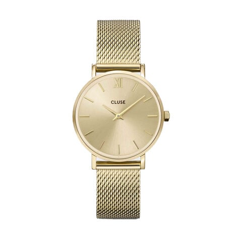 Montre Cluse Minuit 1 Champagne - Montres &eacute;tanches Femme | Marc Orian