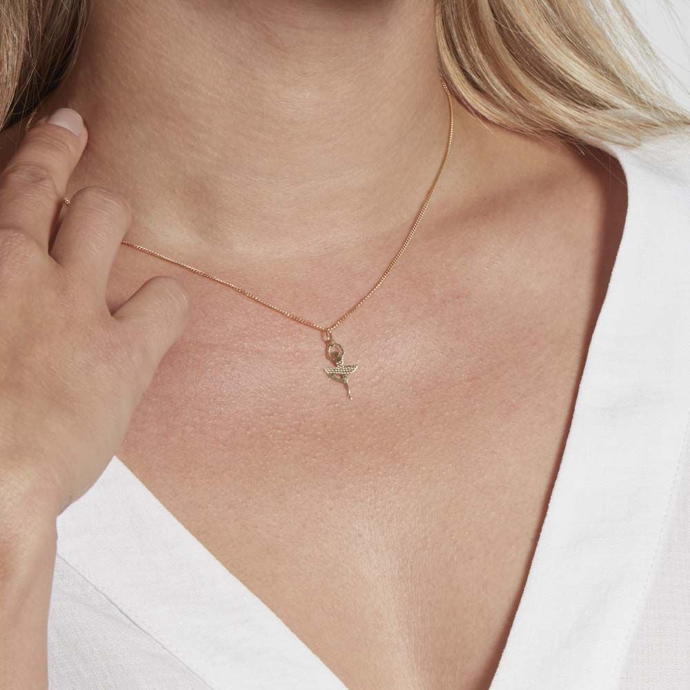 Pendentif Gabinia Danceuse Or Jaune - Pendentifs Famille | Marc Orian