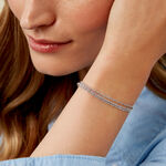 Bracelet Janelle Argent Blanc - Bracelets fantaisie Femme | Marc Orian