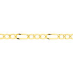 Bracelet Or Jaune Maille Altern&eacute;e 1/3 - Bracelets mailles Femme | Marc Orian