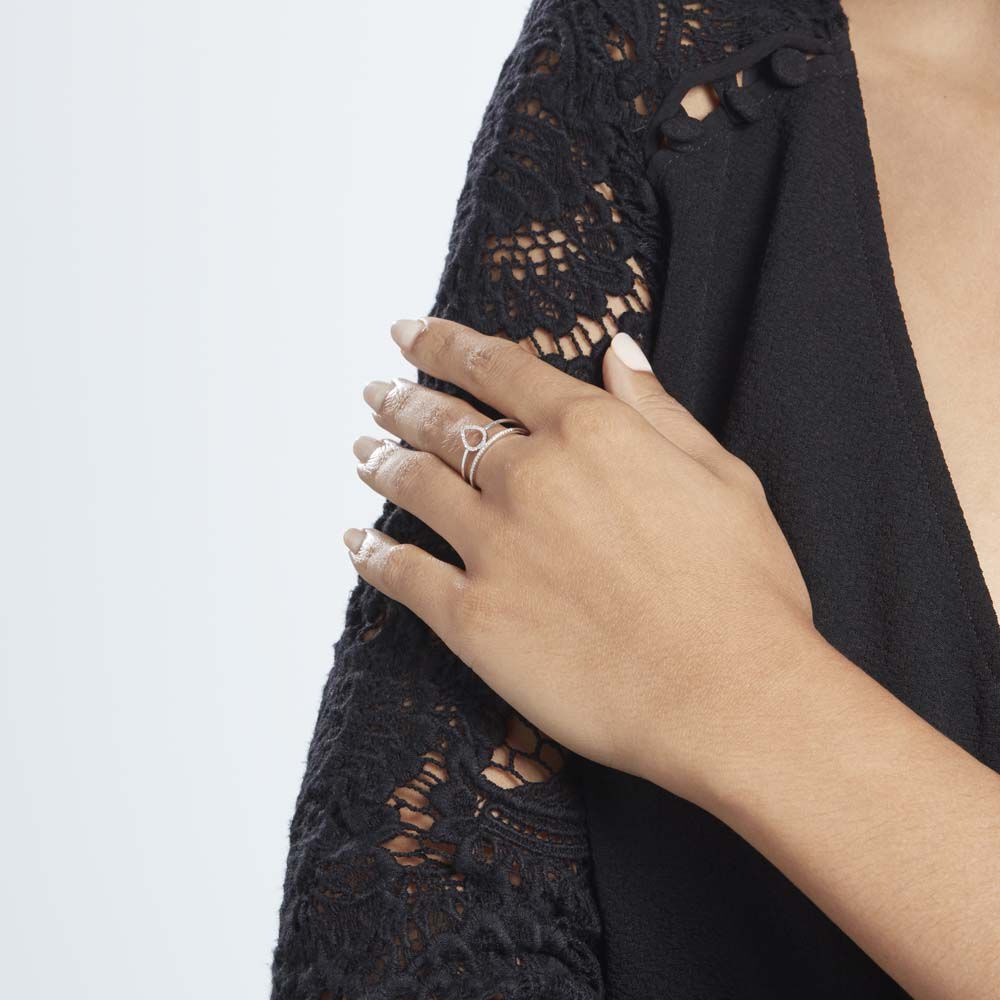 Bague Maude Or Blanc Diamant - Bagues pierres précieuses Femme | Marc Orian