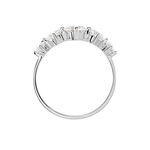 Bague Or Blanc Riyad Oxydes De Zirconium - Solitaires Femme | Marc Orian