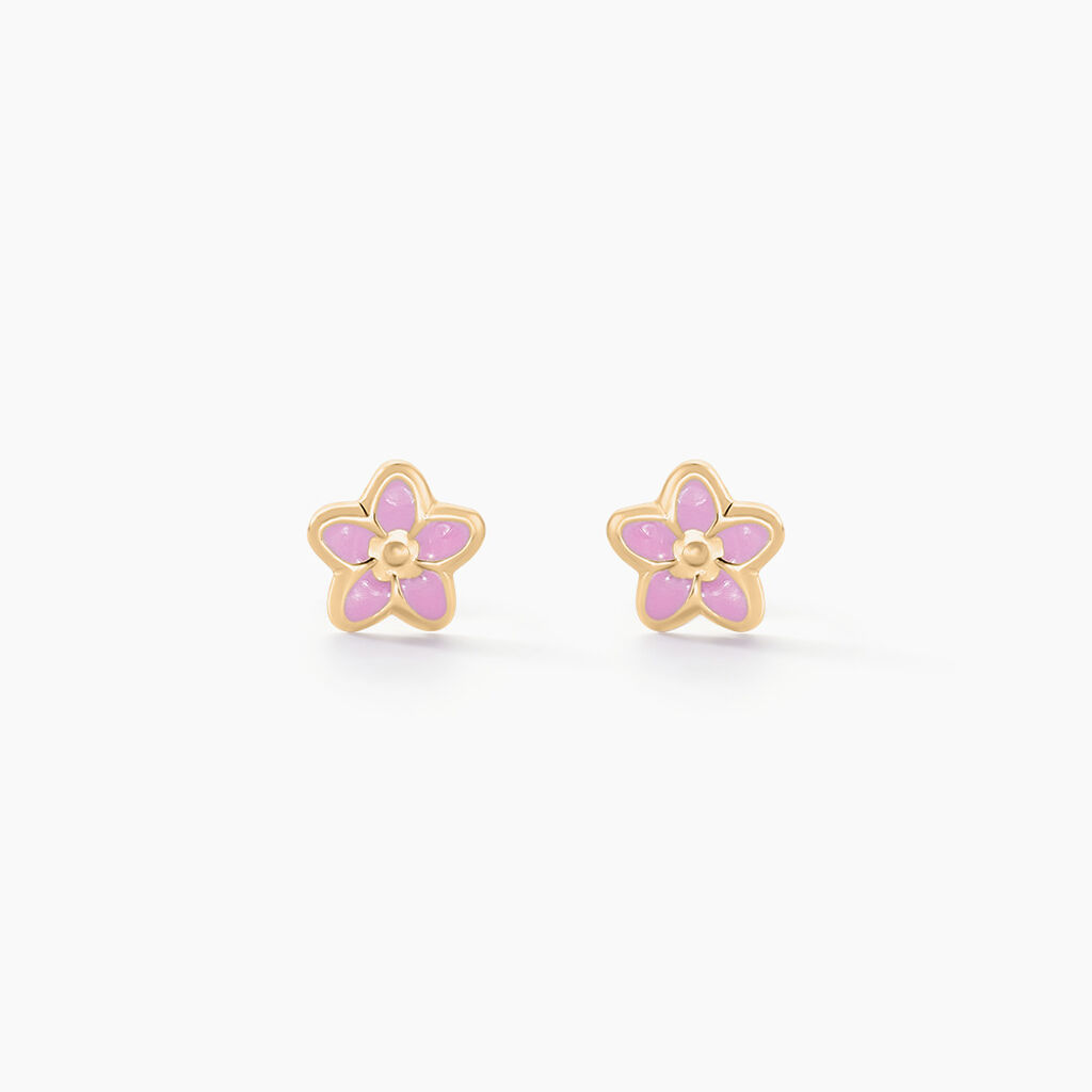 Boucles D'oreilles Puces Talyaa Or Jaune - Puces Enfant | Marc Orian
