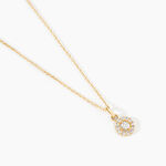 Collier Tahera Or Jaune Oxyde De Zirconium - Colliers avec pierres Femme | Marc Orian