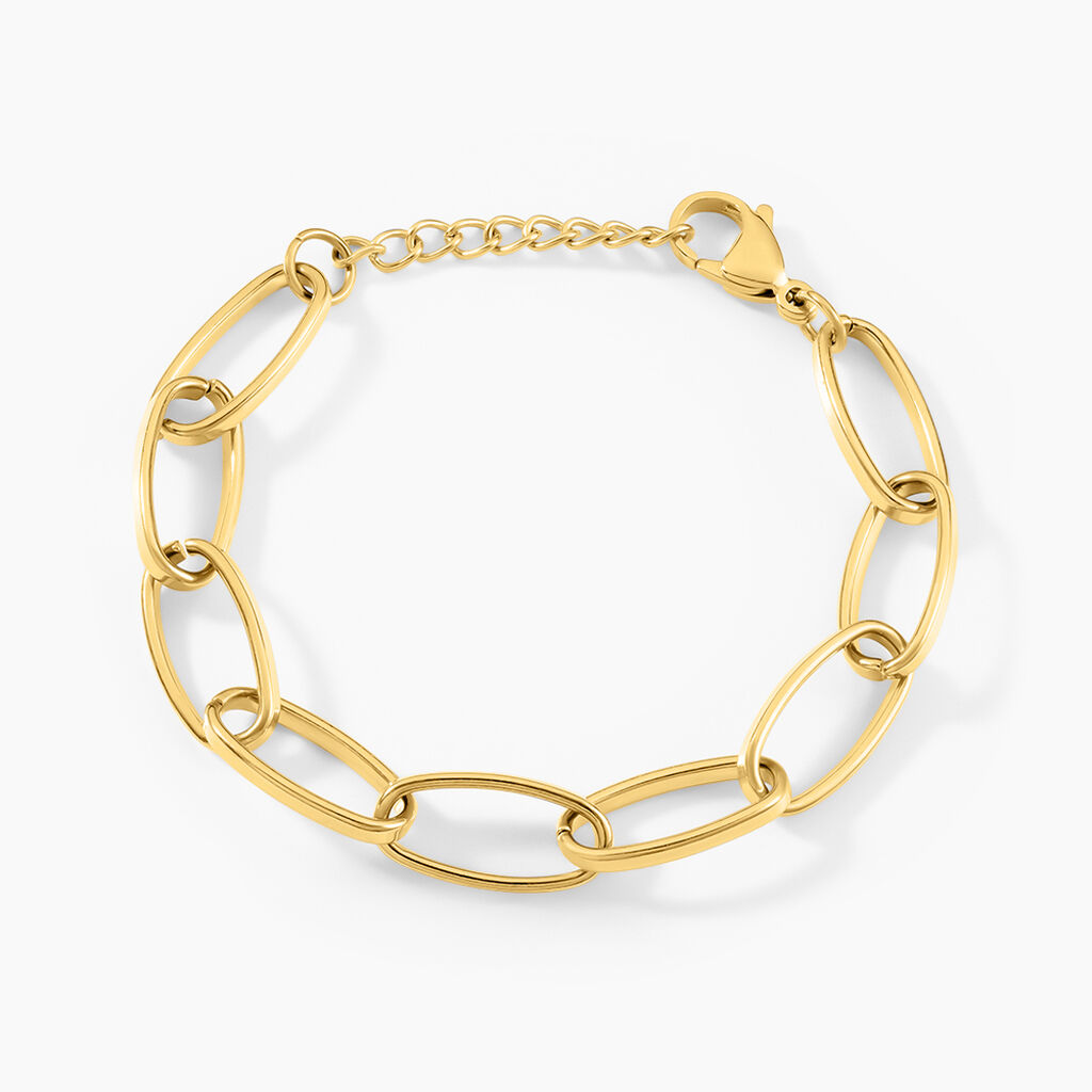 Bracelet Lyvie Acier Dor&eacute; - Bracelets cha&icirc;nes Femme | Marc Orian