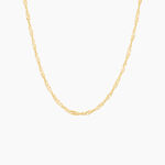 Cha&icirc;ne Imanie Maille Singapour Or Jaune - Chaines Femme | Marc Orian