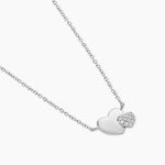 Collier Flamen Argent Blanc Oxyde De Zirconium - Colliers avec pierres Femme | Marc Orian