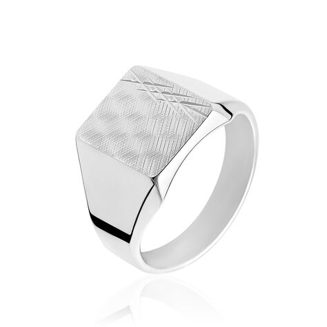 Chevalière Firdaousse Argent Blanc - Bijoux personnalisés Homme | Marc Orian