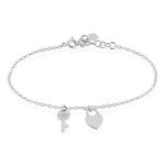 Bracelet Argent Blanc Jim - Bracelets fantaisie Femme | Marc Orian