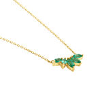 Collier Josslyn Or Jaune Emeraude - Colliers avec pierres Femme | Marc Orian