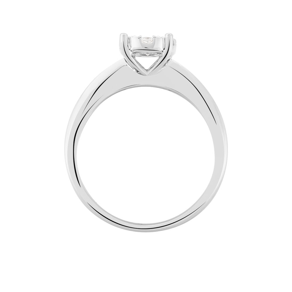 Bague Solitaire Dream Or Blanc Diamant - Solitaires Femme | Marc Orian