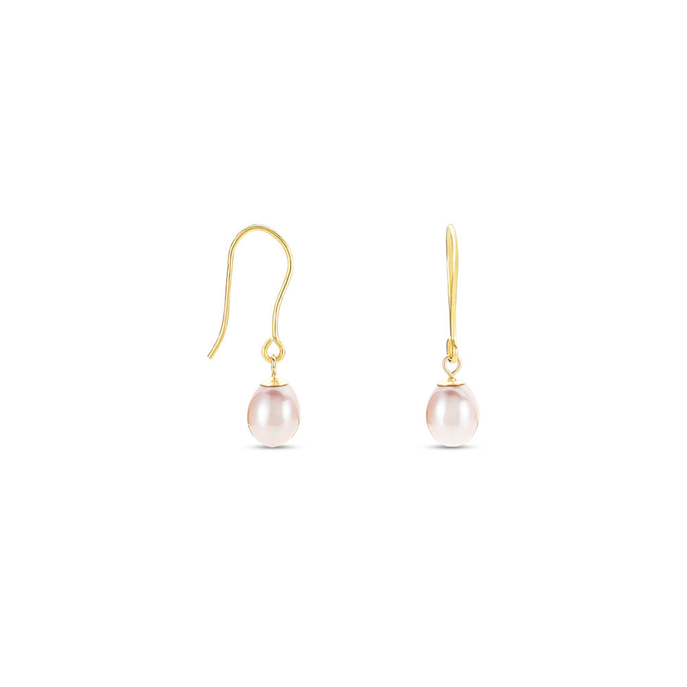 Boucles D'oreilles Pendantes Baroque Or Jaune Perles De Culture - Pendantes Femme | Marc Orian