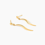 Boucles D'Oreilles Pendantes Suvi Or Jaune - Pendantes Femme | Marc Orian