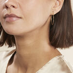 Cr&eacute;oles Dominae Flexible Or Jaune - Cr&eacute;oles Femme | Marc Orian