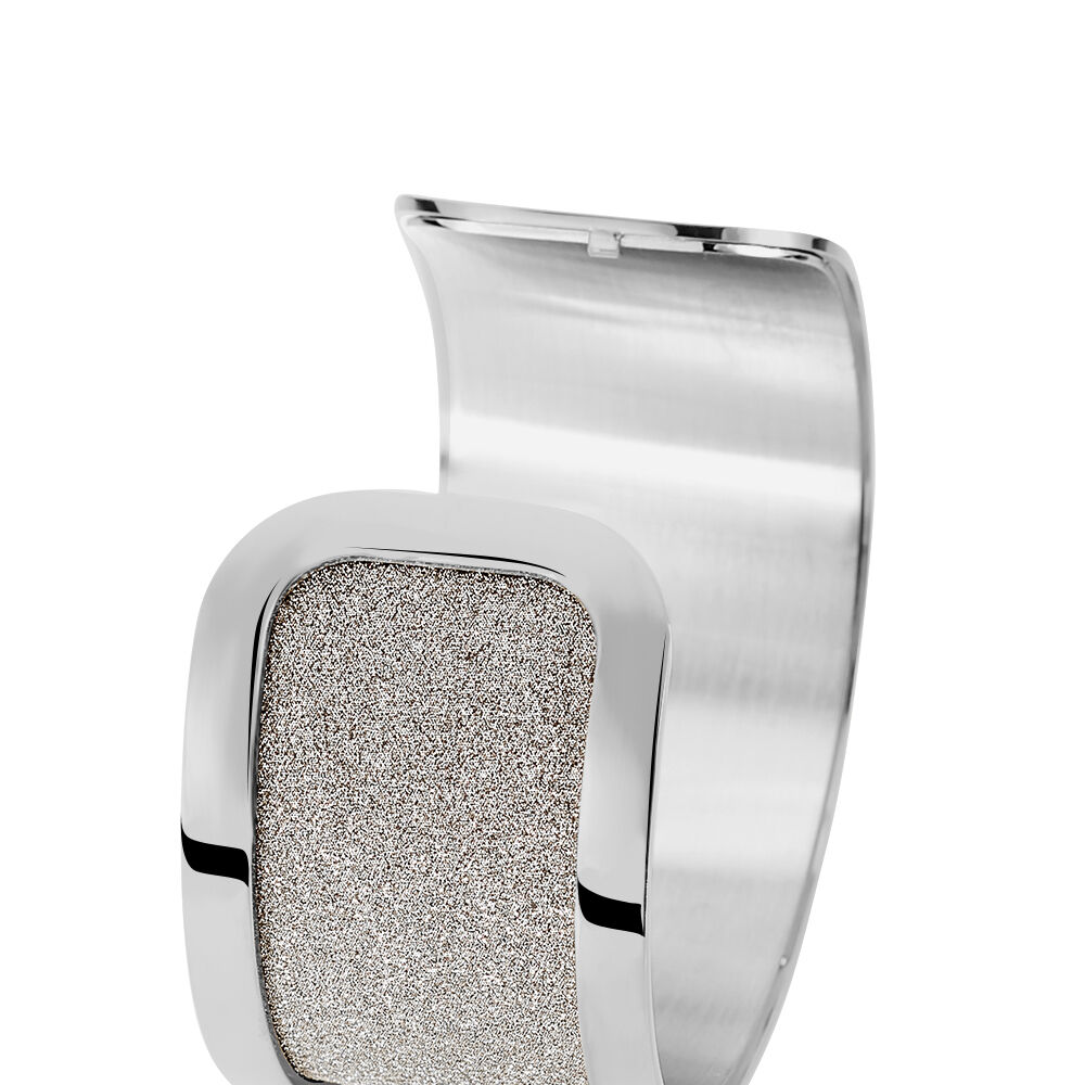 Bracelet Jonc Acier Blanc - Bijoux fantaisie Femme | Marc Orian