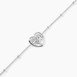 Bracelet Raimond Argent Blanc Oxyde De Zirconium - Bracelets fantaisie Femme | Marc Orian