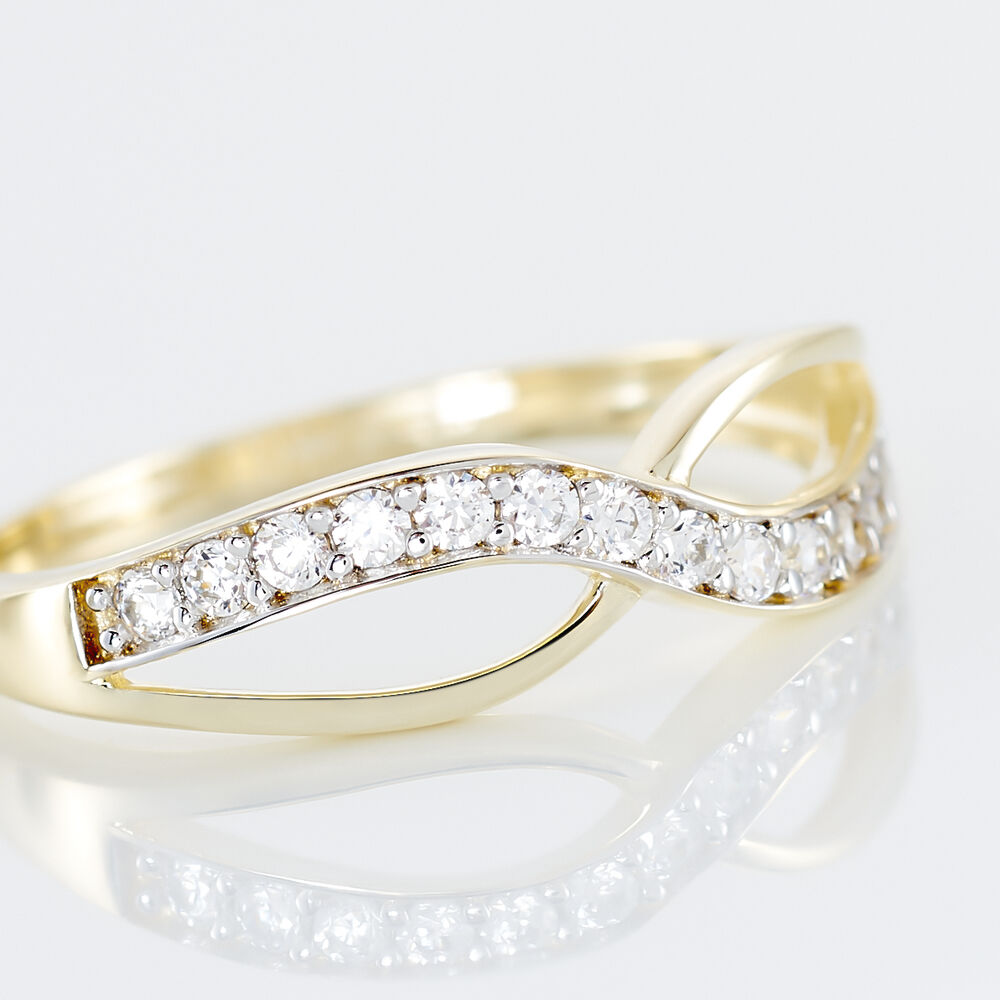 Bague Mounira Or Jaune Oxyde De Zirconium - Bagues avec pierre Femme | Marc Orian