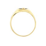 Chevali&egrave;re Giles Or Jaune Onyx Diamant - Chevali&egrave;res Homme | Marc Orian