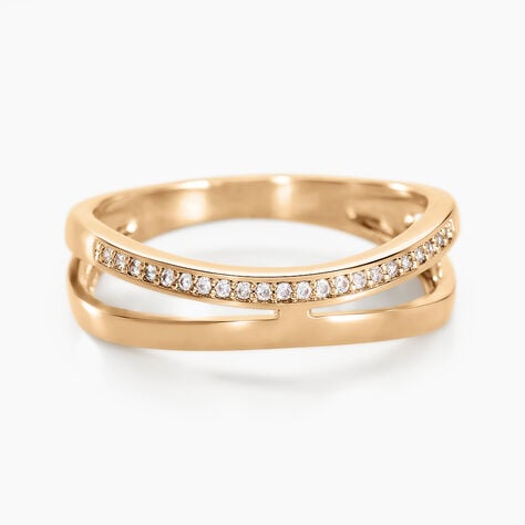 Bague Vitoria Plaqué Or Jaune Oxyde De Zirconium - Bijoux fantaisie Femme | Marc Orian