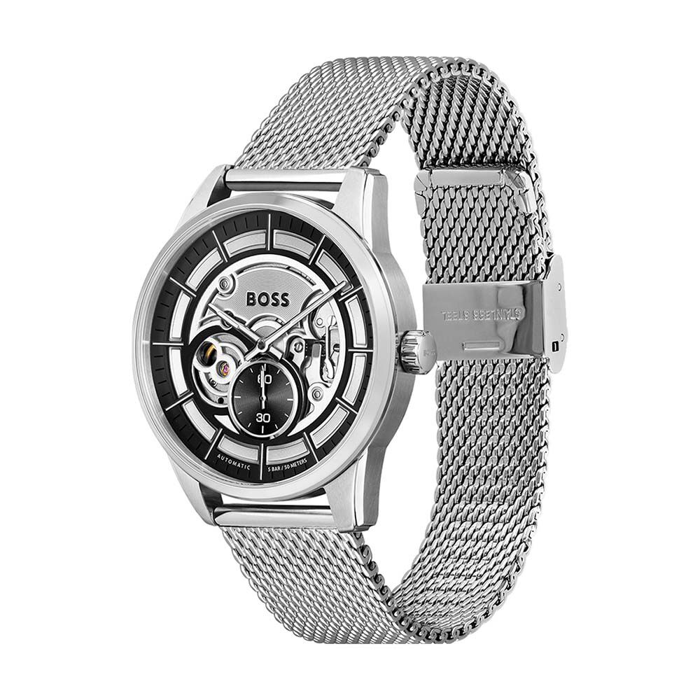 Montre Boss Sophio Auto Noir - Montres &eacute;tanches Homme | Marc Orian
