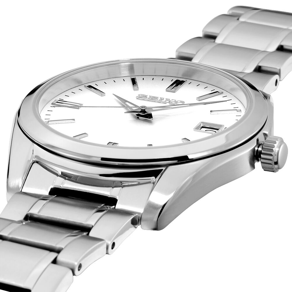 Montre Seiko Classique Blanc -  Homme | Marc Orian